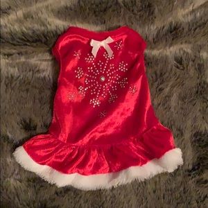 Christmas dog dress